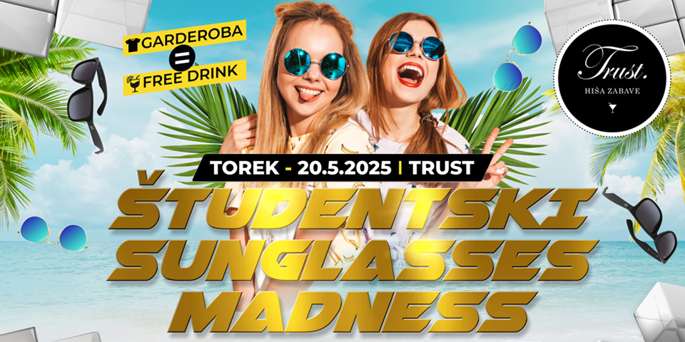 Študentski Sunglasses Party Študentski Sunglasses Party